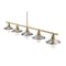 Z-Lite Casa 5 Light Island/Billiard, Factory Brass & Brushed Nickel 613-5L-FB+BN - alternate 2
